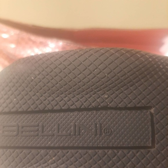 BELLINI "Barcelona " genuine snakeskin Copper/Brown loafers size 9W - Picture 13 of 15